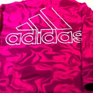 Adidas youth XL paint marbled finish hoodie